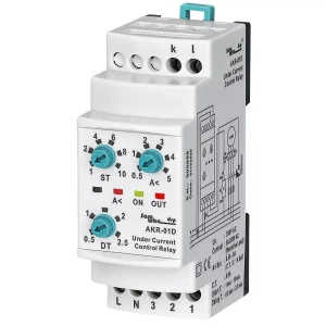 AKR-01D – Relé Eletrônico de Subcorrente com Reinicialização Automática