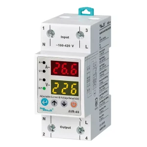 Relé AVR-40: Proteção de Tensão e Corrente para Sistemas Elétricos