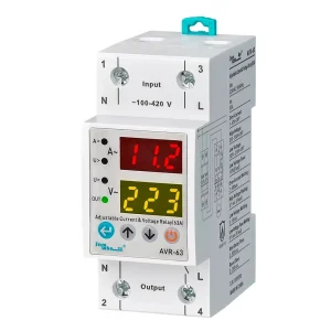 Relé AVR-63: Proteção de Tensão e Corrente para Sistemas Elétricos
