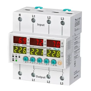 Relé AVR-63TF: Proteção de Tensão e Corrente com Sequência de Fase para Sistemas Trifásicos com Neutro