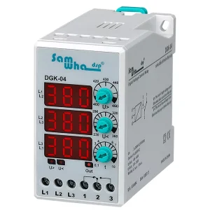 DGK-04 – Relé Eletrônico para Monitoramento de Tensão Trifásica