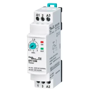 ERV-03M – Relé Temporizador com Atraso de Desligamento