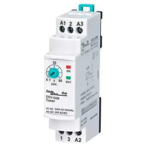 Relé Temporizador ERV-60M: Controle Preciso de Tempo com Atraso de Desligamento