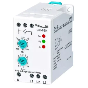 Relé GK-02N: Proteção Contra Subtensão para Sistemas Trifásicos com Neutro