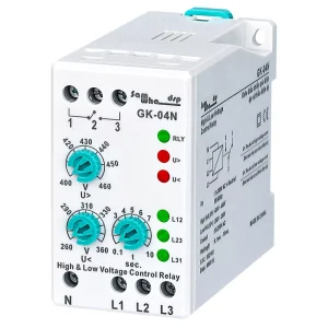 Relé GK-04N: Monitoramento e Proteção de Tensão para Sistemas Trifásicos com Neutro