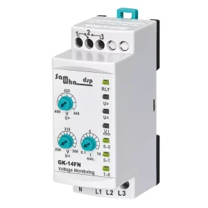 Relé GK-14FN: Proteção Completa com Sequência de Fase para Sistemas Trifásicos com Neutro