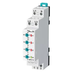 Relé GKV-12: Proteção de Tensão com Neutro para Sistemas Trifásicos