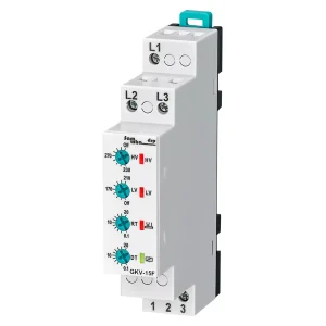Relé GKV-15F: Proteção de Tensão e Sequência de Fase para Sistemas Trifásicos