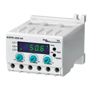 SOPR-3DE-60 – Relé Eletrônico de Sobrecarga para Motores Industriais