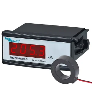 SDM-A203 – Amperímetro Digital com Transformador de Corrente Incluído