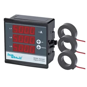 SDM-A209T – Amperímetro Trifásico Digital (CT Incluído)