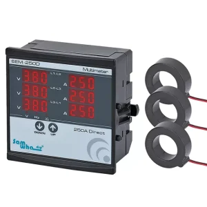 SEM-250D – Medidor Elétrico Trifásico com Transformador de Corrente