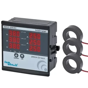 SEM-100D – Medidor Elétrico Trifásico com Transformador de Corrente