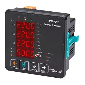 TPM-01E – Analisador de Energia Compacto para Monitoramento Preciso