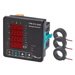 TPM-01E-250D – Analisador de Energia com Transformador de Corrente Integrado