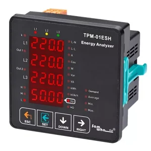 TPM-01ESH – Analisador de Energia com RS485 e 2 Saídas de Relé