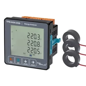 TPM-04SH-250D (CT incluído) – Analisador de Energia Trifásico
