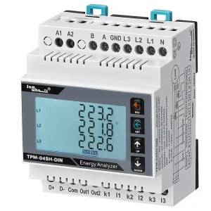 TPM-04SH-DIN – Analisador de Energia Trifásico